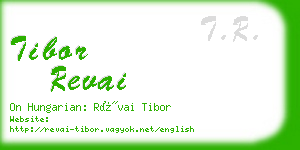 tibor revai business card